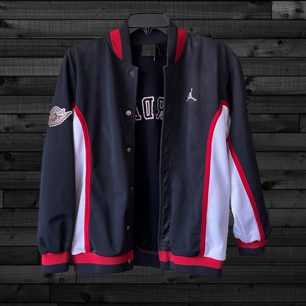 Air Jordan Pull Over Button Up Jacket Bomber M